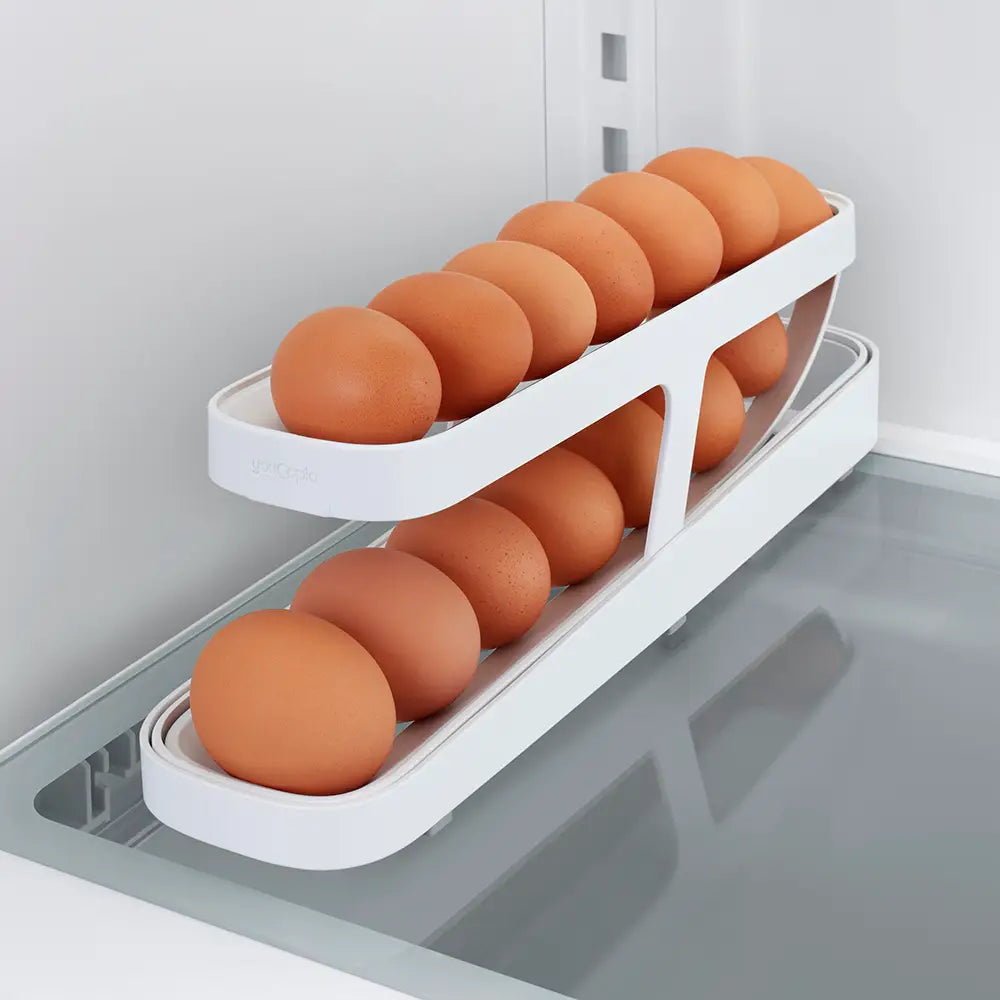 PROMO 2x1 Organizador Dispensador de Huevos Automático
