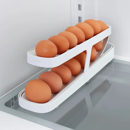 PROMO 2x1 Organizador Dispensador de Huevos Automático