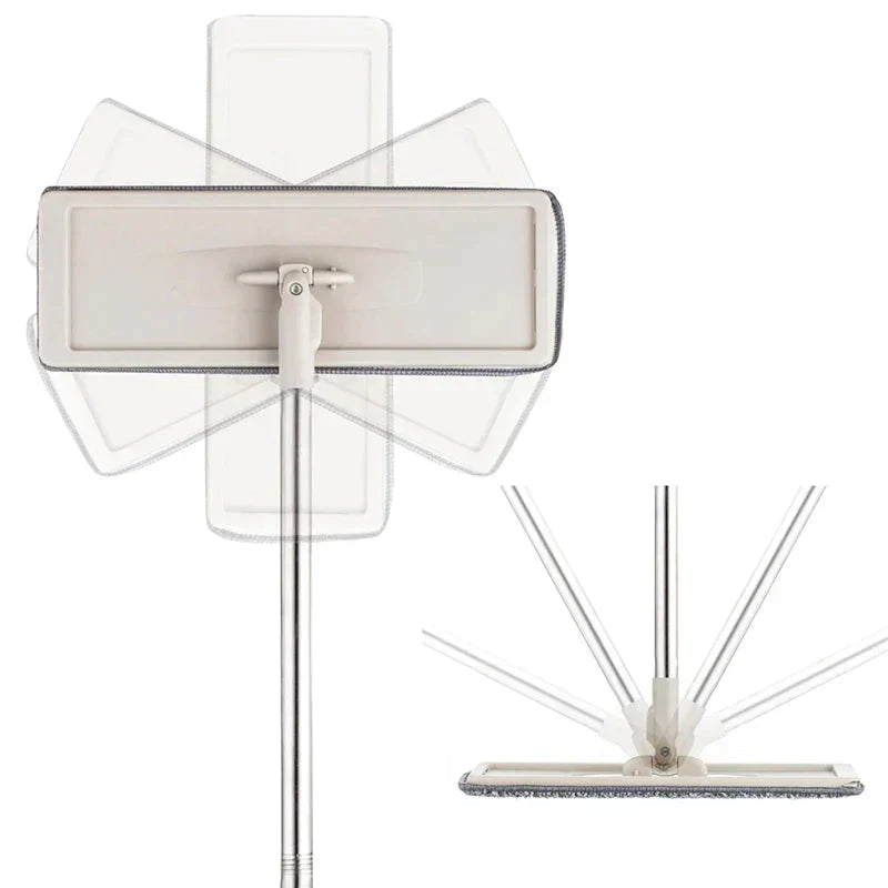 Kit Trapeador con Balde Escurrible Giratorio 360°