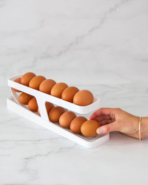 PROMO 2x1 Organizador Dispensador de Huevos Automático